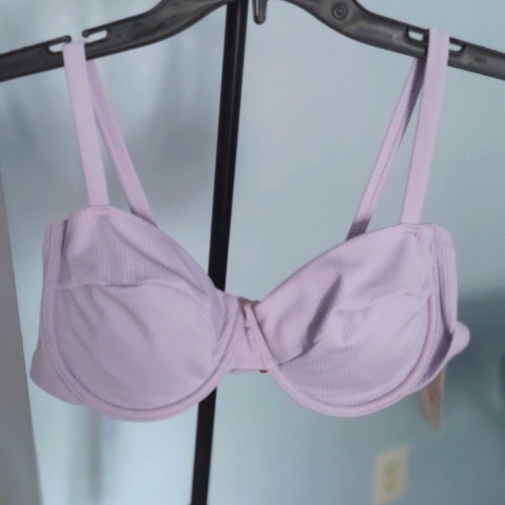 Shade & Shore Purple Top Swimwear 38D